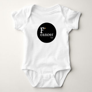 fight cancer babies one-piece baby bodysuit