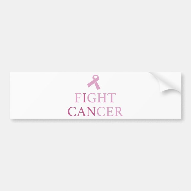Fight Cancer Bumper Sticker (Front)