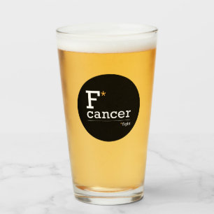 fight cancer glass