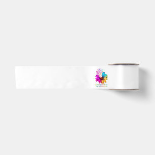 Fight Cancer in All and Every Colour Ribbons Flowe Satin Ribbon