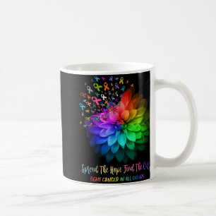 Fight Cancer In All Color Spread The Hope Find A C Coffee Mug