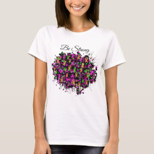 Fight Cancer In All Colours Ribbons Awareness T-Shirt