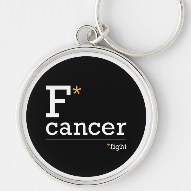 fight cancer keychain (Front)