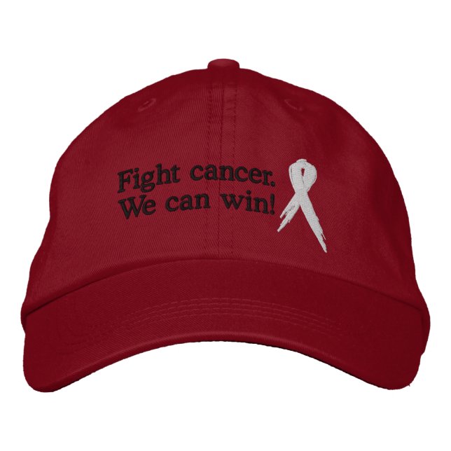 Fight cancer - we can win hat (Front)