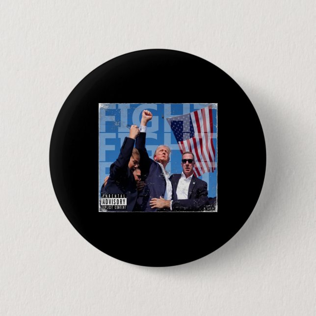 Fight Cd Cover  6 Cm Round Badge (Front)