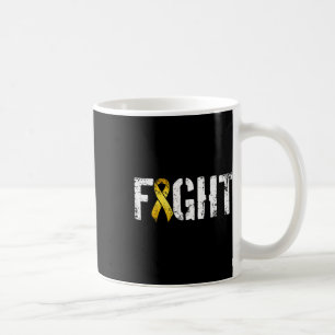 Fight Childhood Cancer Military Style Awareness Ri Coffee Mug