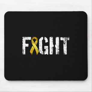 Fight Childhood Cancer Military Style Awareness Ri Mouse Mat