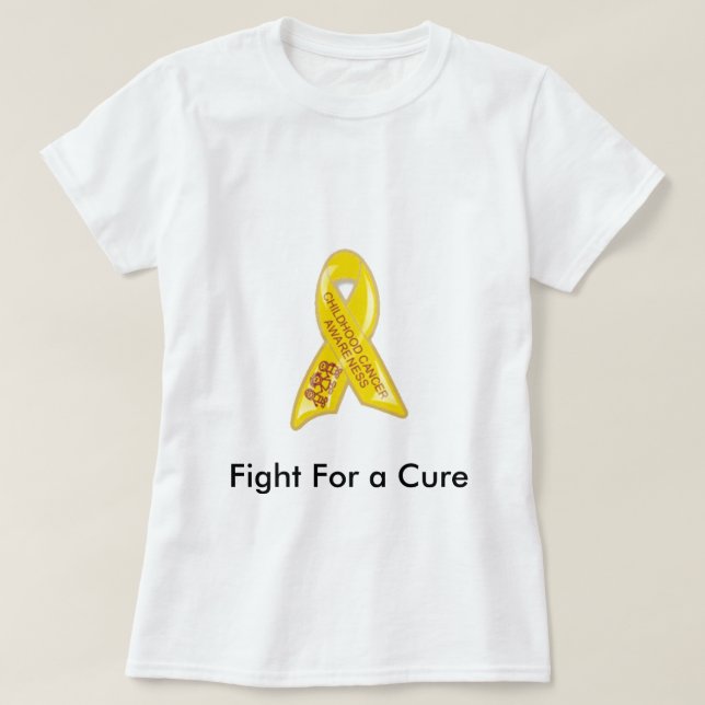 Fight Childhood Cancer T-Shirt (Design Front)