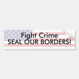 Fight Crime Bumper Sticker