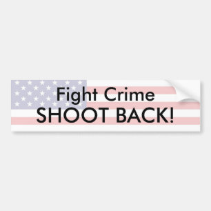 Fight Crime - Customised Bumper Sticker