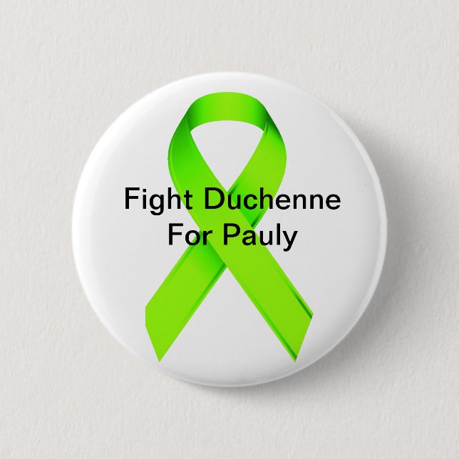 Fight Duchenne For Pauly Fundraiser Button (Front)