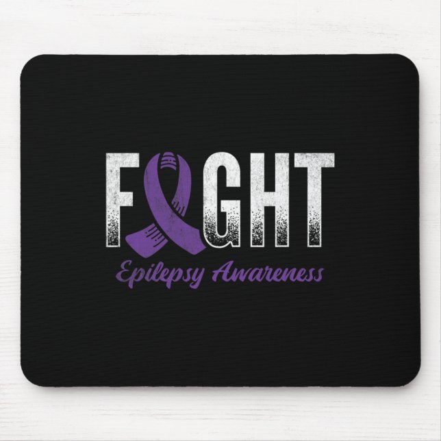 Fight Epilepsy Awareness 1 Mouse Mat (Front)