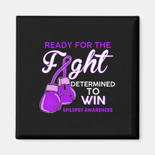 Fight Epilepsy Awareness Purple Butterfly  Magnet