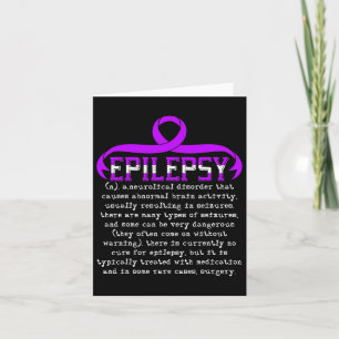 Fight Epilepsy Epileptic Epilepsy Awareness Month Card