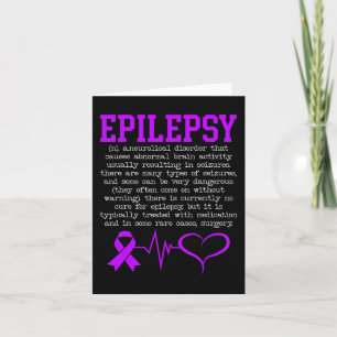 Fight Epilepsy Epileptic Epilepsy Awareness Month Card