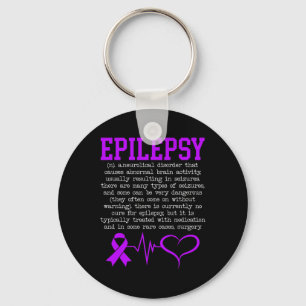 Fight Epilepsy Epileptic Epilepsy Awareness Month Key Ring