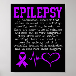 Fight Epilepsy Epileptic Epilepsy Awareness Month Poster