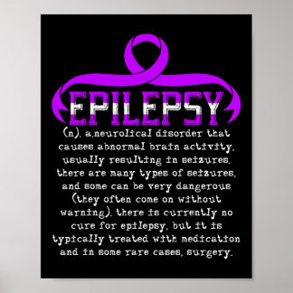 Fight Epilepsy Epileptic Epilepsy Awareness Month  Poster