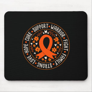 Fight Family Strong Love Hope Cure Support Leukemi Mouse Mat