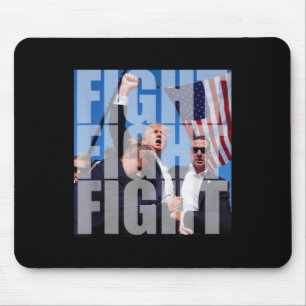 Fight Fight Fight For Donald Trump 2024 Usa Electi Mouse Mat