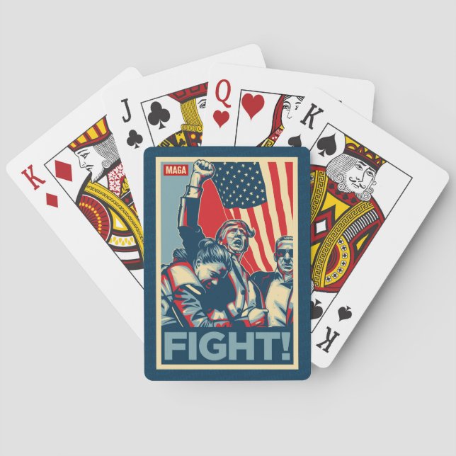 FIGHT! FIGHT! FIGHT! PLAYING CARDS (Back)