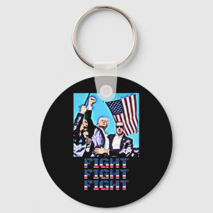 Fight Fight Fight Rally Fist Pump Key Ring