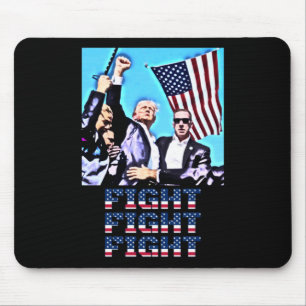 Fight Fight Fight Rally Fist Pump Mouse Mat