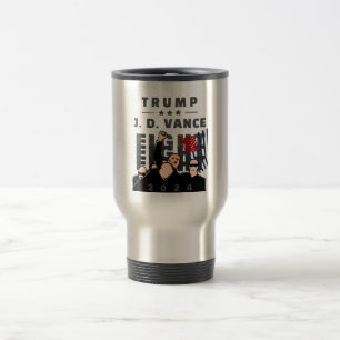 FIGHT FIGHT FIGHT TRUMP VANCE 2024 TRAVEL MUG