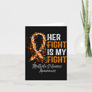 Fight fight ms multiple sclerosis awareness women card