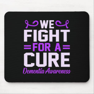 Fight For A Cure Dementia Awareness Alzheimerheime Mouse Mat