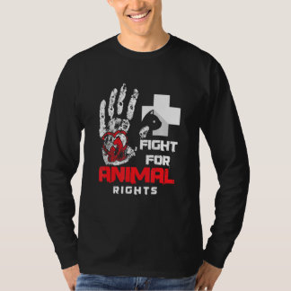 Fight For Animal Rights Activist Rescuer Foster Pa T-Shirt