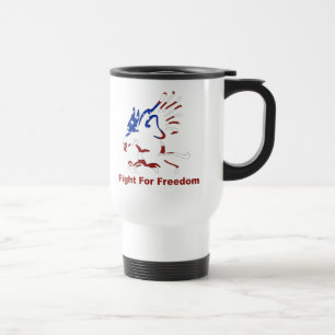 Fight For Freedom Eagle Travel Mug