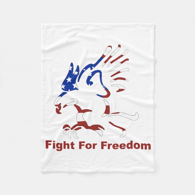 Fight For Freedom Fleece Blanket (Front)