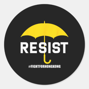 Fight For Hong Kong Shirt No To Extradition Protes Classic Round Sticker
