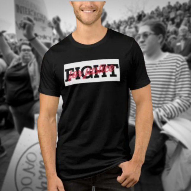Fight for Justice Shirt – Bold Typography (Creator Uploaded)