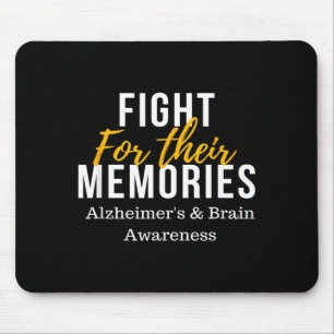 Fight for memories alzheimer's & brain mouse mat