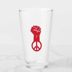 Fight For Peace Glass