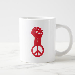 Fight For Peace Large Coffee Mug