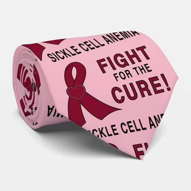 Fight for the Cure: Sickle Cell Anaemia Tie (Rolled)