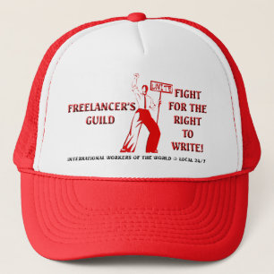 FIGHT FOR THE RIGHT TO WRITE TRUCKER HAT
