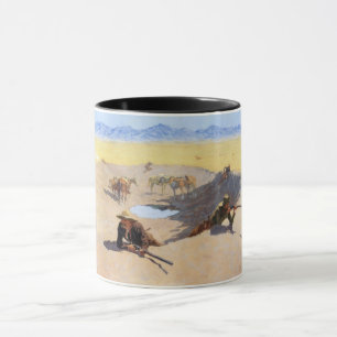 Fight for the Water Hole (by Frederic Remington) Mug