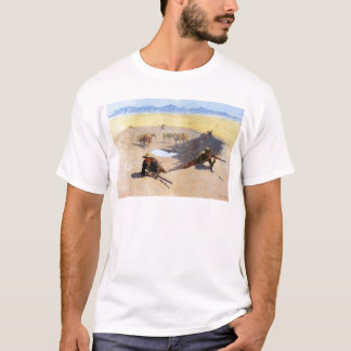 Fight for the Water Hole by Frederic Remington T-Shirt