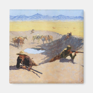 Fight for the Water Hole ~ Frederic Remington Magnet