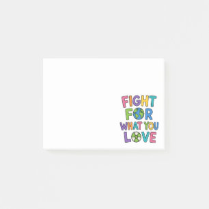 Fight For What You Love Nuclear Power Future Post-it Notes
