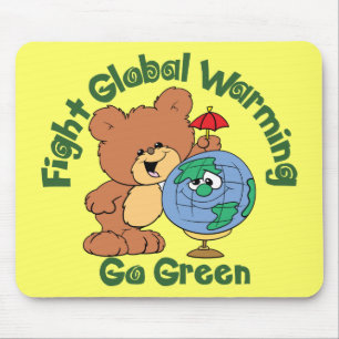 Fight Global Warming Mouse Mat