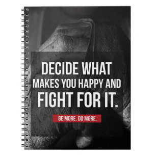 FIGHT - Gym Workout Motivational Notebook