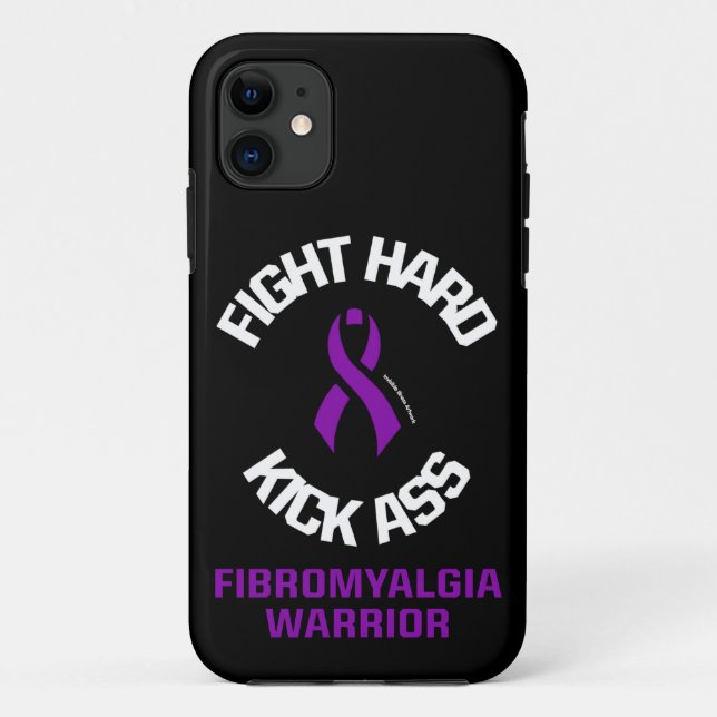 Fight Hard...Fibro Case-Mate iPhone Case (Back)