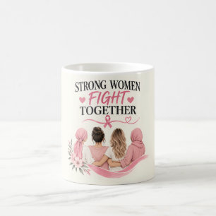 Fight Hope Heal Breast Cancer Awareness Coffee Mug