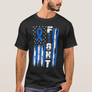 Fight Hydrocephalus Awareness Patriotic USA Americ T-Shirt