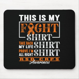 Fight I Reflex Dystrophy Pain Syndrome RSD CRPS Mouse Mat